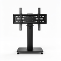 Tailnest Pied TV Universel pour Téléviseurs 22"-80", Hauteur Ajustable, Supporte Jusqu'à 50kg, VESA Max 800x400mm, Montage Facile - Noir
