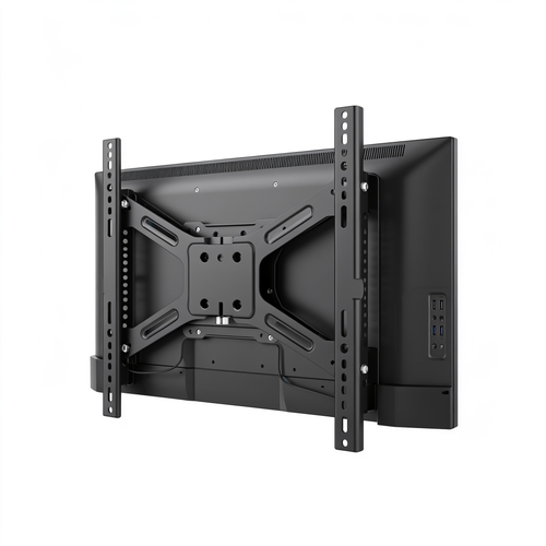 Tailnest Support Mural TV Universel Inclinable pour Écrans LCD/LED/OLED 26-65 Pouces, Fixation VESA 400x400mm, Support TV jusqu'à 55kg, Inclinaison 10°, Design Ultra-Slim avec Niveau à Bulle Inclus