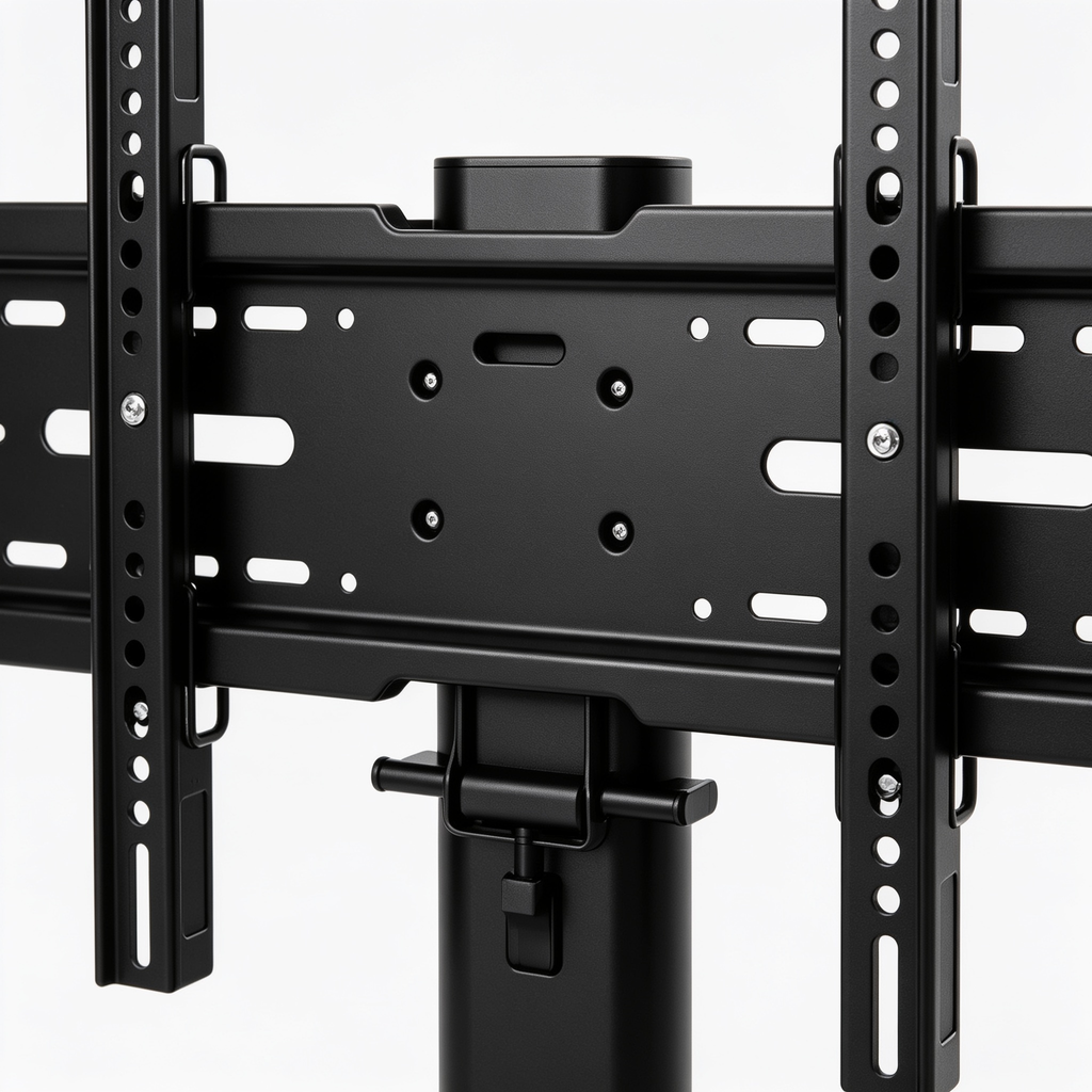 Tailnest Pied TV Universel pour Téléviseurs 22"-80", Hauteur Ajustable, Supporte Jusqu'à 50kg, VESA Max 800x400mm, Montage Facile - Noir